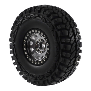 מתכת 1.9 אינץ 'צינור גלגל rms רכזת צמיגי גומי להגדיר עבור trx4 1/10 <span class=keywords><strong>rc</strong></span> <span class=keywords><strong>rc</strong></span> דגם חלקי מכונית זחילה - Product Image 2