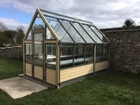 Mini véranda portable en bambou pliable, style Hobbit, pour une seule personne, petite maison préfabriquée