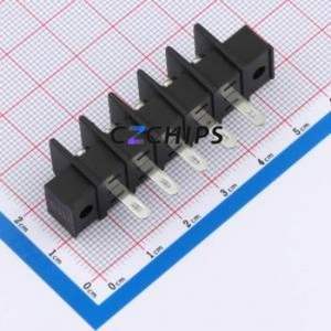 MX25HM-7.62-05P-BK01-Cu-S-A Barrier Terminal Block Through hole Component (THT),P=7.62mm Connector Two Sides 7.62mm 1x5P 5P - Product Image 2