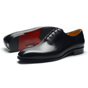 Classic multi-functional men's Oxford <b>shoes</b> with lace pointed heels and rubber soles for anti-slip - Product Image 3