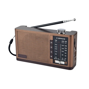 HS-2830 Retro Phong Cách Cũ Radio Hỗ Trợ Cổng USB Và Thẻ TF Pin Radio Di Động Am Fm Sw Khẩn Cấp - Product Image 3