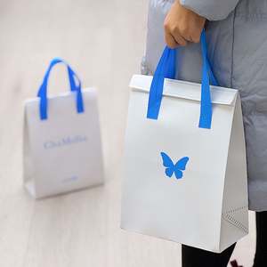 Sac d'épicerie réutilisable durable personnalisé, matériau non tissé isolé, feuille d'aluminium scellée, imperméable - Product Image 4