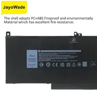Batterie d'ordinateur portable F3YGT pour Dell Latitude 12 7000 E7280 E7290 E7380 E7390 E7480 E7490 F3YGT 2X39G DJ1J0