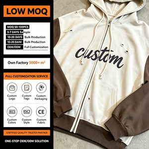 Men's Winter Terry Embroidered DTG Zipper Up High Quality Custom <b>Quilted</b> Hooded <b>Sweatshirt</b> - Product Image 1