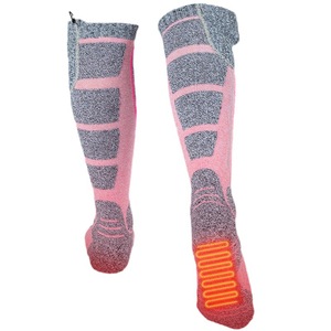 Chaussettes d'hiver unisexes sans fil avec chauffage Fabricant de chaussettes chauffantes électriques rechargeables - Product Image 4