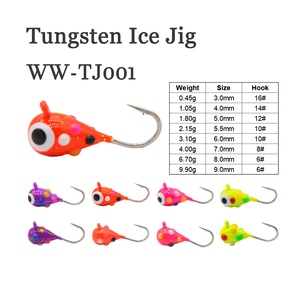 Bán buôn Tungsten <span class=keywords><strong>Ice</strong></span> <span class=keywords><strong>Jig</strong></span> đầu, Câu cá trên băng, thả <span class=keywords><strong>Ice</strong></span> <span class=keywords><strong>Jig</strong></span> với một lỗ gắn - Product Image 4