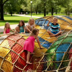 Ballon gonflable hermétique en PVC avec filet et corde – Jeux gonflables pour divertissement et sport en plein air - Product Image 2