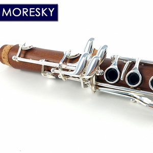MORESKY Clarinette en Mopane/Palissandre, accordage en Do, 17 clés, plaqué argent, soprano MC682 - Product Image 4