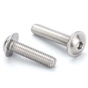 Tornillos de cabeza abullonada con hexágono interior métrico de acero inoxidable 304 A2 ISO7380-2 M2 M3 M4 M5 M6 M8 - Product Image 3
