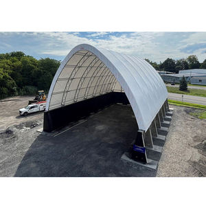 Hangar d'entrepôt préfabriqué en acier OEM/ODM, abri de toit, dôme en métal avec couverture en PVC à vendre - Product Image 3