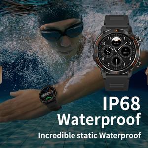 Montre connectée Android intelligente Ape Z136A AMOLED IP68 étanche avec charge magnétique, bracelet en gel de <span class=keywords><strong>silice</strong></span>, moniteur de santé, fréquence cardiaque, pression artérielle - Product Image 3