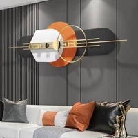 Décoration murale créative en fer pour salon, TV, canapé, produits de dropshipping en gros 150x46cm, 2023