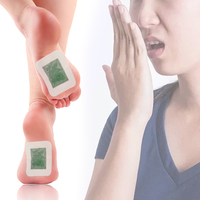 Patchs pour les pieds HAOBLOC au gingembre, au vinaigre de bambou et à l'armoise, certifiés ISO, durée de conservation de 2 ans, soulagement du stress, élimination des odeurs, relaxation
