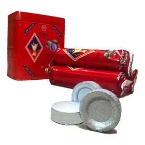 High Quality Silver Flammable <strong>Coal</strong> Raw Material Instant <strong>Light</strong> Round Silver Shisha Charcoal - Product Image 1