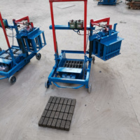 Service à l'étranger disponible, prise en charge OEM, machine de fabrication de briques de type 2-45 pour recycler les déchets plastiques en briques