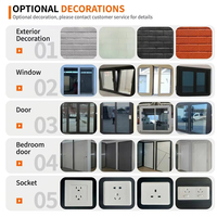 Maison conteneur préfabriquée moderne 20FT/30FT/40FT en kit avec salle de bain et cuisine CH-1 – Personnalisation complète : Créez votre maison sur mesure