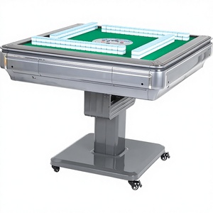 Mesa de Mahjong Plegable Automática Moderna Topperfun para 4 Jugadores con Ruedas, Enchufe Estadounidense AC110-120V, para el Hogar - Product Image 1