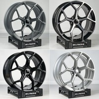 Jantes forgées Bku 5x112 à 5 branches en Y pour Audi RS5 RS6 RS7 4K C8 RS8 A6 A7 A8 RS5 S4 S5 S6 S7 S8 19 20 21 22 pouces chromées