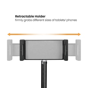 Giá Đỡ Ba Chân Máy Tính Bảng Điện Thoại Di Động Xoay 360 Độ Có Thể Điều Chỉnh Độ Cao Cho Hầu Hết Điện Thoại/Máy Tính Bảng 4.7-12.9 Inch - Product Image 4