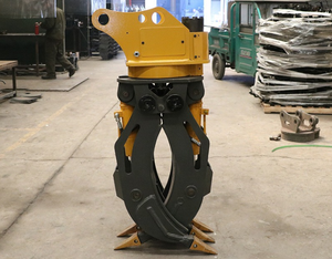 Venta Directa de Fábrica: Pinza para Troncos de Boca Ancha para Excavadora, Rotación de 360 Grados, Accesorio para Maquinaria de Construcción y Forestal - Product Image 2