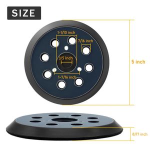 Yüksek performans 10 adet/1 takım kanca & döngü diskleri OEM 5 inç mavi zımpara pedleri için Orbital zımpara makinesi - Product Image 3