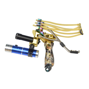 屋外の競争力のある狩猟魚のパチンコ強力な輪ゴムのパチンコ狩猟パチンコ - Product Image 3