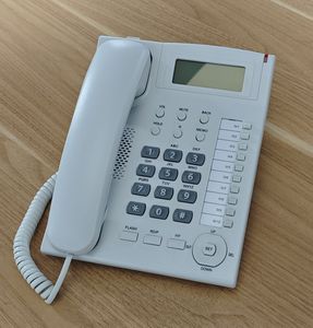 Ensemble de <span class=keywords><strong>téléphone</strong></span> d'identification de l'appelant d'hôtel de bureau avec <span class=keywords><strong>fonction</strong></span> <span class=keywords><strong>mains</strong></span> <span class=keywords><strong>libres</strong></span> <span class=keywords><strong>téléphone</strong></span> <span class=keywords><strong>fixe</strong></span> filaire LAN filaire téléphones PSTN KX-TS880MX - Product Image 2