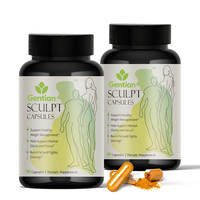 Complément Alimentaire Végétarien pour Adultes : Capsules de Gentiane et Extraits de Plantes pour le Contrôle du Poids et la Combustion des Graisses - 60 Capsules