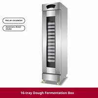 Armoire de fermentation électrique professionnelle en acier inoxydable à 32 plateaux pour la levée et la cuisson du pain