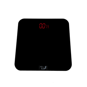 Balance de salle de bain électronique numérique en verre BSCI <span class=keywords><strong>moins</strong></span> chère, 200 kg/440 lb, pour pesée corporelle, couleur noire, prix usine abordable - Product Image 6