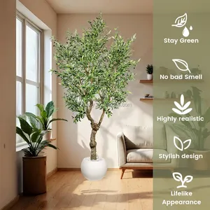 Vente flash : <span class=keywords><strong>Arbre</strong></span> artificiel <span class=keywords><strong>rose</strong></span> et blanc sur mesure pour l'intérieur, <span class=keywords><strong>arbre</strong></span> à fleurs de cerisier blanc pour la décoration intérieure - Product Image 4