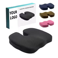 Coussin orthopédique en mousse à mémoire de forme pour le coccyx, idéal pour le massage du cou, pour voiture, chaise de bureau, hôtels et usage domestique