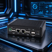 Mini PC Nano de Fábrica, Celeron N2840 J1800 J1900, 2 LAN, DDR3, HD-MI, DP, Compatible con Windows 10, Windows 11, Linux, Thin Client