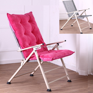 Chaise pliante avec siège épais, fauteuil <span class=keywords><strong>de</strong></span> <span class=keywords><strong>plage</strong></span>, plein air, confortable, épaisseur réduite, pour bureau - Product Image 5
