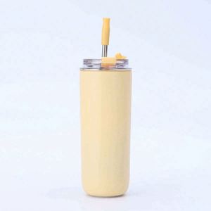 Stainless Steel Tumbler Straw <b>Double</b> <b>Wall</b> Vacuum Insulated Travel <b>Mug</b> Modern Design Leak-Proof Eco-Friendly Boiling Water Safe - Product Image 6