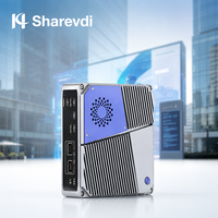 Mini PC NUC AMD-9420 N100 Thin Client Dual-core HD-MI 2*DP Triple Affichage 2*LAN Win10/11 Linux Ordinateur pour Affichage Numérique