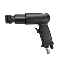 Marteau pneumatique robuste à longue course de 250 mm avec 4 burins, kit de marteau pneumatique 4500 SPM en stock