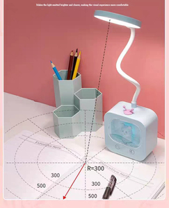 Khuyến mãi mới dễ thương sạc USB đọc bảng đèn, trang trí trong nhà linh hoạt phim hoạt hình đầy màu sắc mắt Bảo vệ bảng đèn - Product Image 4