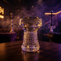 Tête de chicha en verre miroir de luxe durable – Idéale pour les voyages