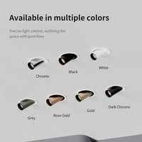 Spot LED encastrable réglable pour maison, magasin, hôtel, villas, en aluminium, double tête COB, dimmable 0-10V, carré
