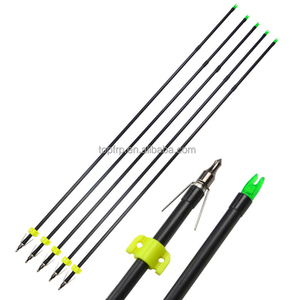 Flecha de Fibra de Vidrio de 8mm de Alta Resistencia y Anticorrosión para Pesca con Arco y Caza, Eje de 80cm con Superficie Lisa - Product Image 5