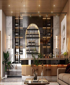 Dbm High Quality Modern Wine Bottle Display <b>Bar</b> <b>Cabinet</b> Rack Dbm-b4399 High Quality <b>Bar</b> <b>Cabinet</b> - Product Image 3