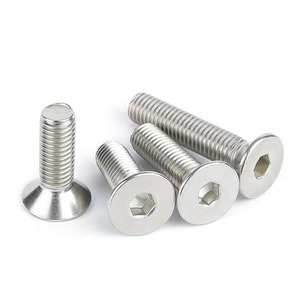 Tornillos de Cabeza Plana Avellanada de Acero Inoxidable 304, Recubiertos de Zinc, con Rosca Métrica, Autoperforantes, Mecanizados por CNC, Industriales - Product Image 6