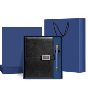 Set de Regalo de Cuaderno Ejecutivo con Logotipo Personalizado, Cuaderno con Bolígrafo para Actividades de Reuniones Anuales de Oficina, Regalo Corporativo, Bloc de Notas para Reuniones - Product Image 2