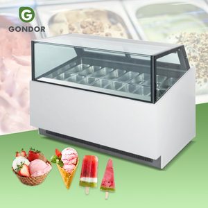 Vitrina expositora italiana mini ultracongeladora para helados y paletas de hielo en venta - Product Image 1