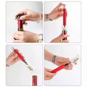 R1059 Tire-bouchon à pompe à air manuel sous vide, Décapsuleur, Coupe-capsule, Décapsuleur à aiguille, Ensemble cadeau - Product Image 4