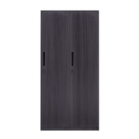 Armoire métallique à 2 portes, casier à vêtements, placard en métal