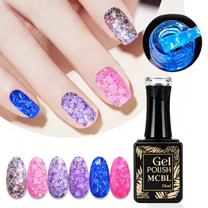 Abrltino - Muestra Gratuita de Esmalte de <span class=keywords><strong>Uñas</strong></span> <span class=keywords><strong>Semipermanente</strong></span> en Gel UV con Brillo Rosa Nude para Salones - Product Image 1