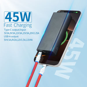 Superventas 45W PD DIY Teléfonos móviles electrónicos y computadoras portátiles tipo C Banco de energía Nueva tendencia 10000mAh Caja de aluminio <span class=keywords><strong>para</strong></span> <span class=keywords><strong>Iphone</strong></span> - Product Image 6