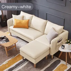 İtalyan Modern tarzı ev mobilya deri kesit kanepe koltuk takımı oturma odası mobilya